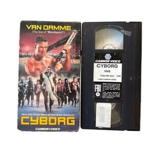 Cyborg VHS Jean-Claude Van Damme Sci Fi Adventure Cannon Video Rental 1989